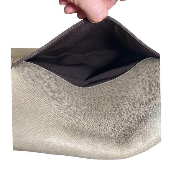 Louis Vuitton Taiga Roman MM Ardoise Gray Messenger Crossbody Bag 2009 - Picture 15 of 16